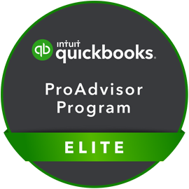 Intuit QuickBooks ProAdvisor Program Elite badge
